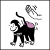 Stop touching the monkey.